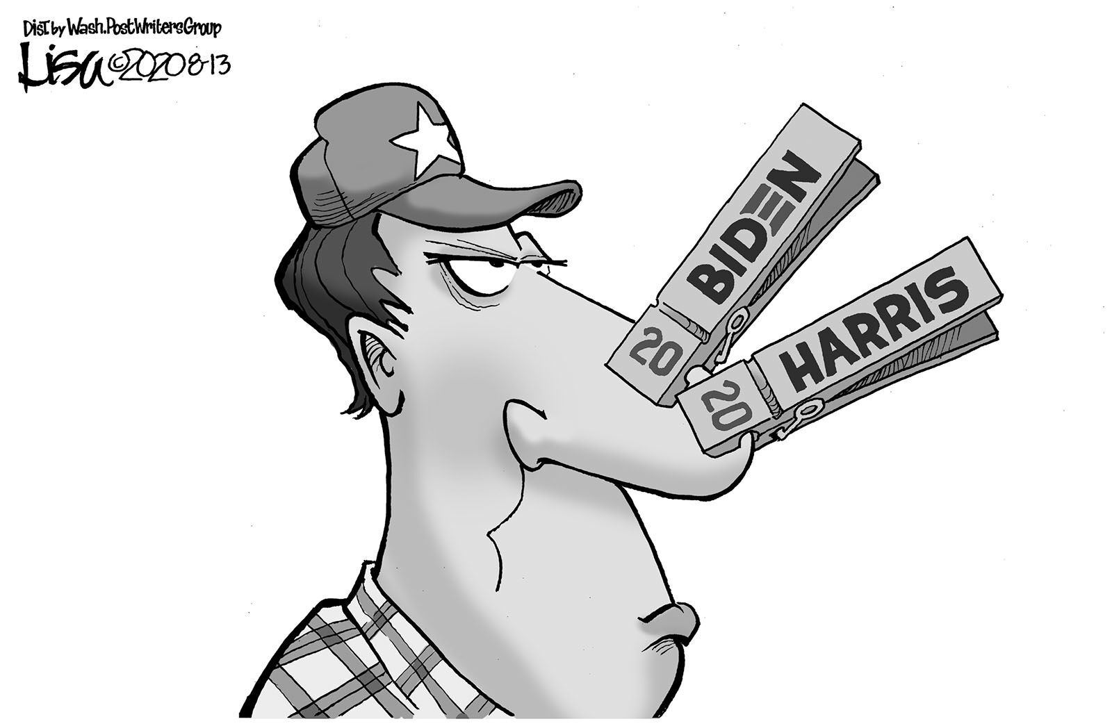 Lisa Benson cartoon for August 14, 2020